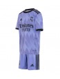 Real Madrid David Alaba #4 Auswärts Trikotsatz für Kinder 2022-23 Kurzarm (+ Kurze Hosen)